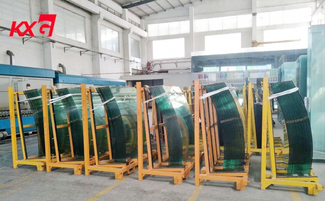 21.52 mm Extra Clear Curve Tempered Glass - China Building Glass Factory