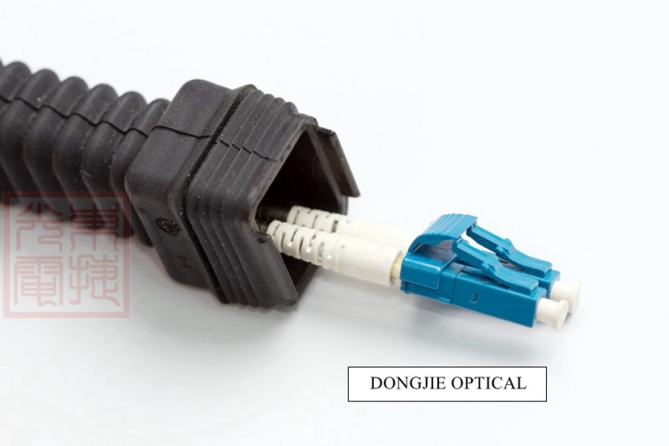 2F CPRI Patch Cord: FTTA Black LSZH 5m Rodent-Resistant Cable