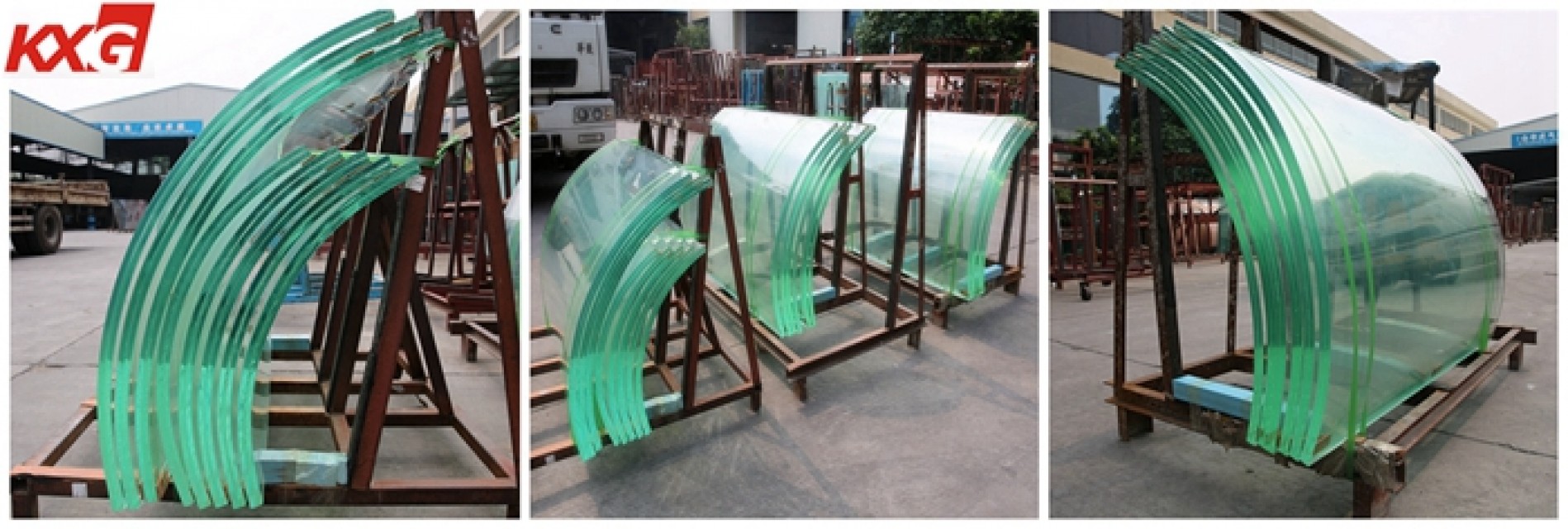 China glass factory 21.52mm extra clear curve tempered laminated glass