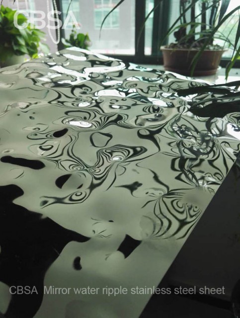 3D Water Ripple Color Stainless Steel Sheet - Manufacturer And Supply