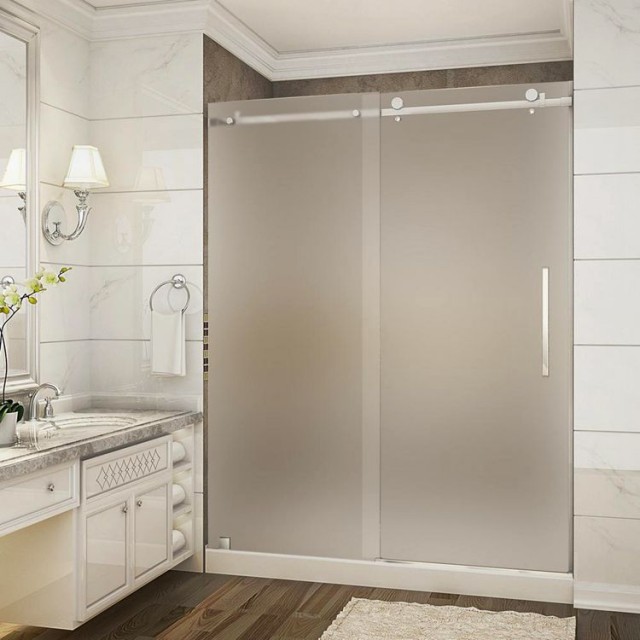 Frameless Shower Frosted Glass, Partition Glass - Best For Hotel and Commercial Use