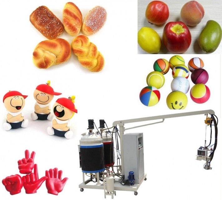 PU toys production line sponge ball injection conveyor machine