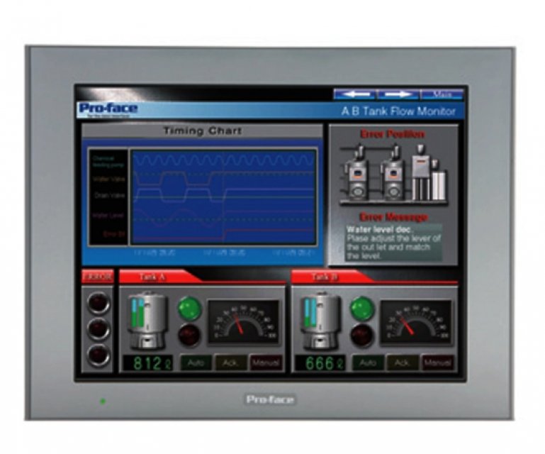 Pro-face 12.1 Touch Screen Operator Interface - Fast Communication