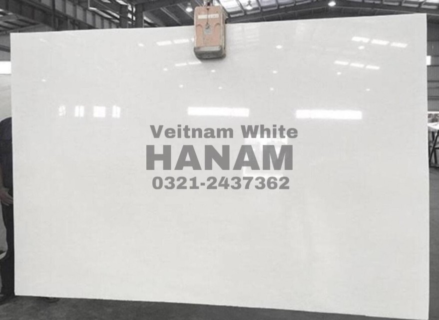 White Marble Slabs from Hanam Marble Industries