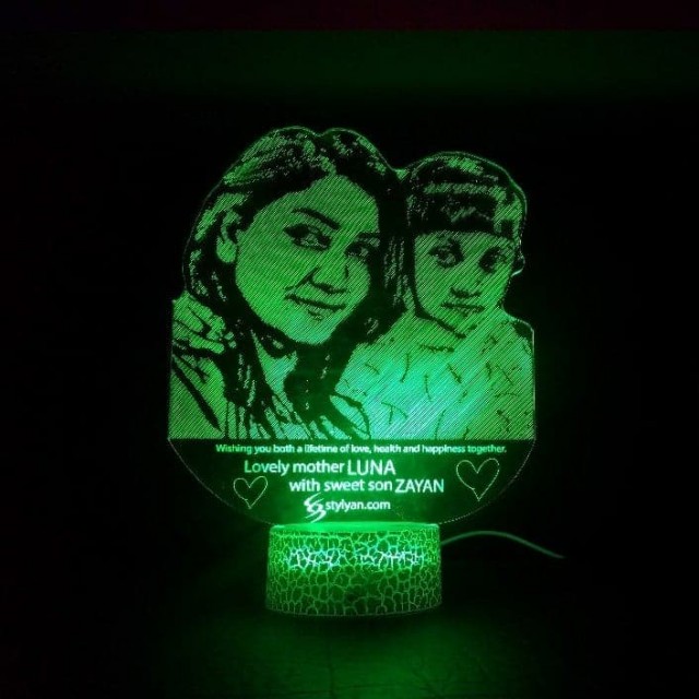 Customized Photo To Led Acrylic Lamp