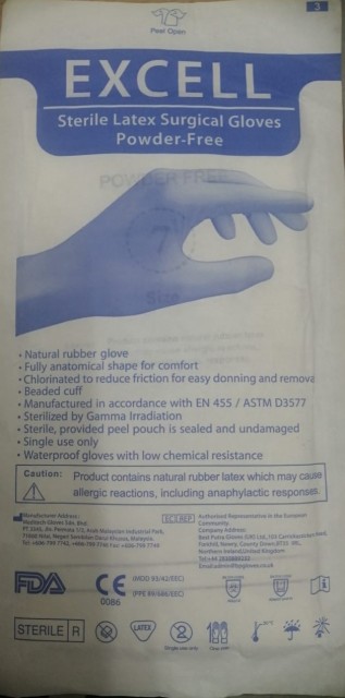 Sterile Latex Surgical Gloves - High-Quality Medical Hand Protection