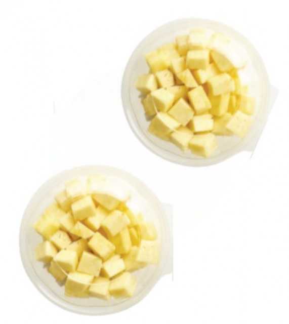 Round Clamshell PET Food Disposable Plastic Container