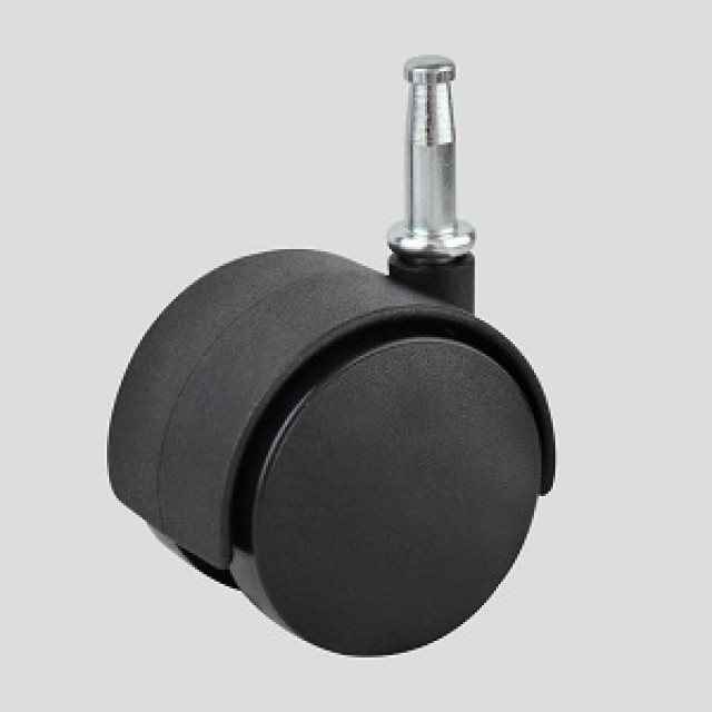 Hooded Twin Wheel Caster - High-Quality Caster for Furniture & Decor