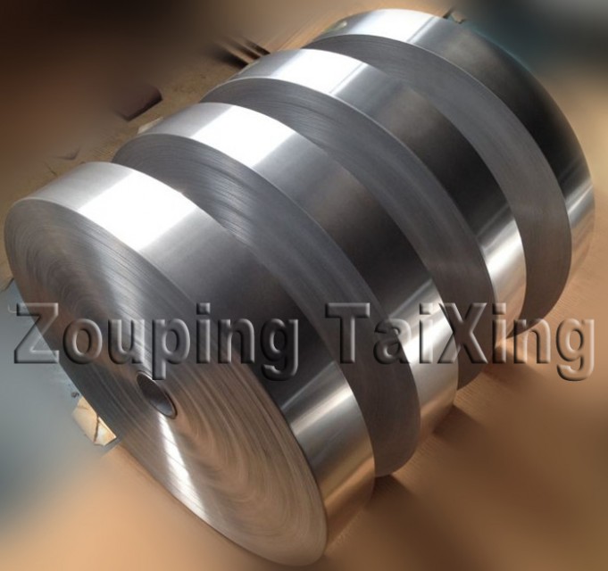 Lacquered aluminum coil for flip off seal