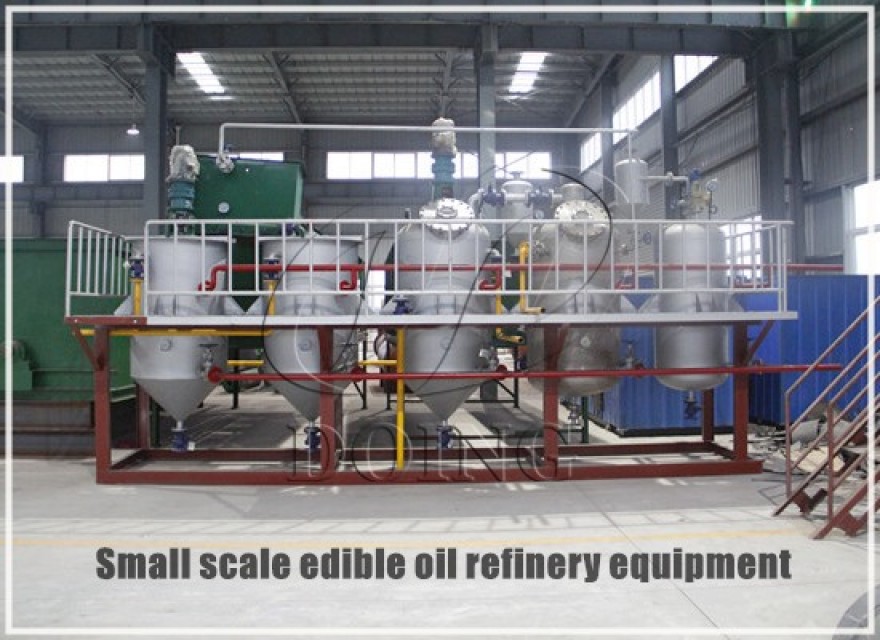 Crude oil decolorization deodorization distillation refinery machine