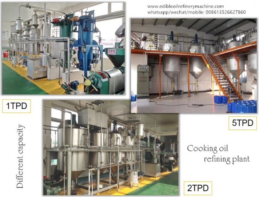 Crude oil decolorization deodorization distillation refinery machine