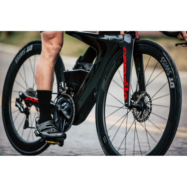 2020 - Cervelo P3X Ultegra Di2 Disc TT Triathlon Bike Carbon Wheels