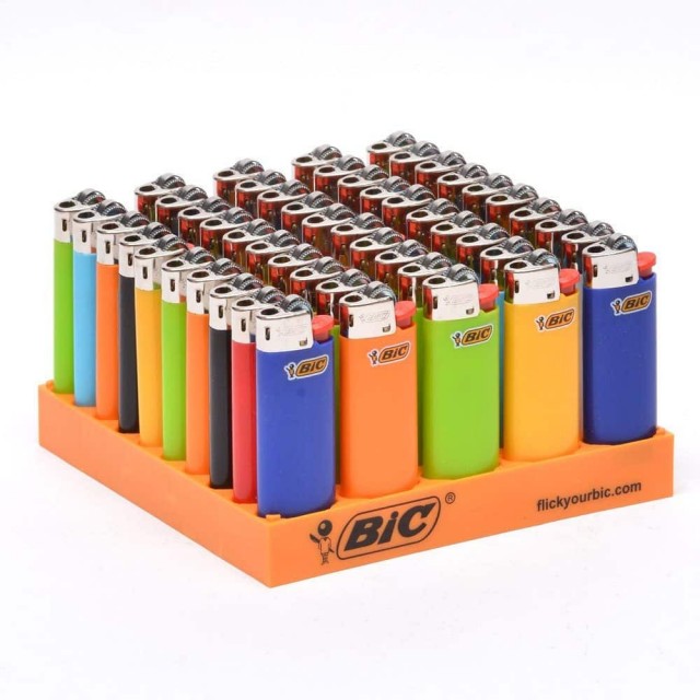 disposable creative custom lighters Bic friction lighter