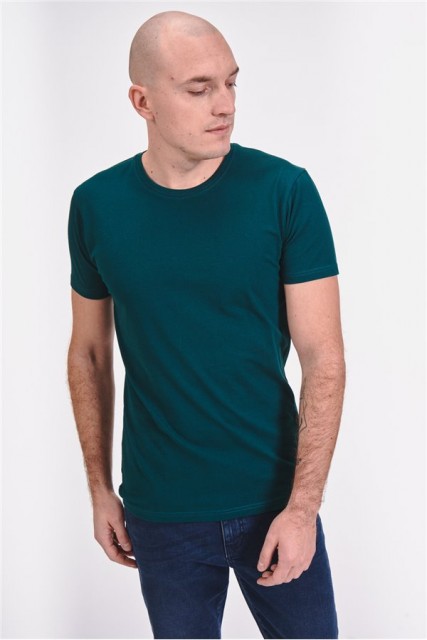 Customize Men's T Shirt - 100% Cotton, Solid Color, S-XXL Sizes