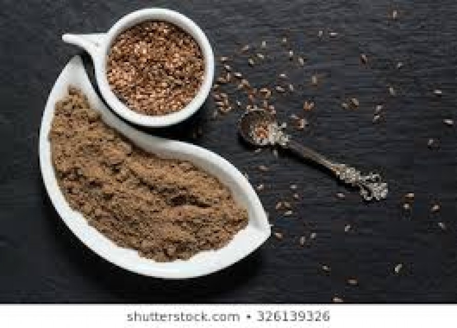 Flax seeds powder