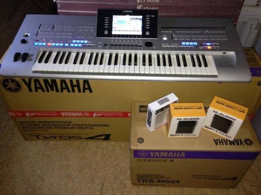 Yamaha Tyros 4 Keyboard Arranger Workstation - Musical Instrument for Professionals
