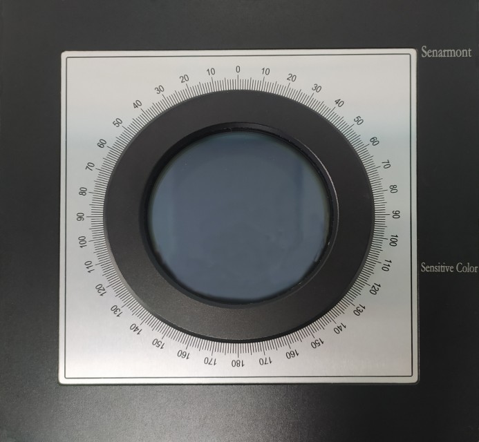 Polariscope measuring glass temper grade