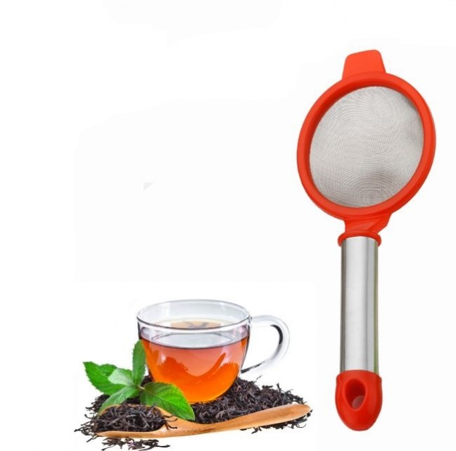VRAJ Stainless Steel Tea Strainer - High-Quality Double Net Filtering for Tea & Coffe