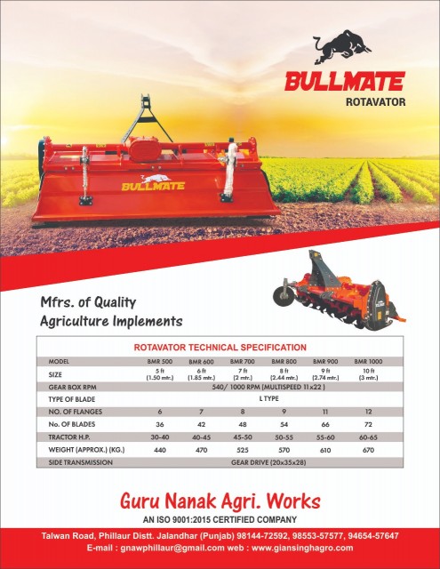 Bullmate Rotavator - Efficient Farming Essential