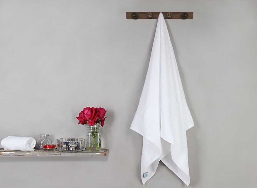 550 GSM White Bath Towel – Rekhas House of Cotton