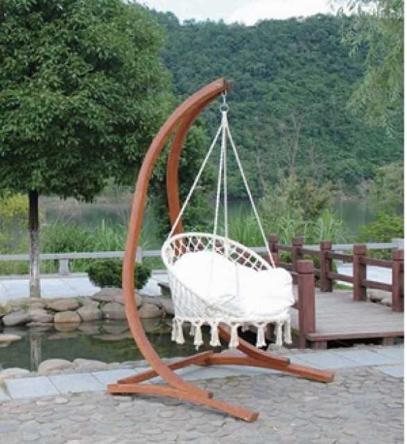 Cozy Wooden Swing Chair Stand - SCS01