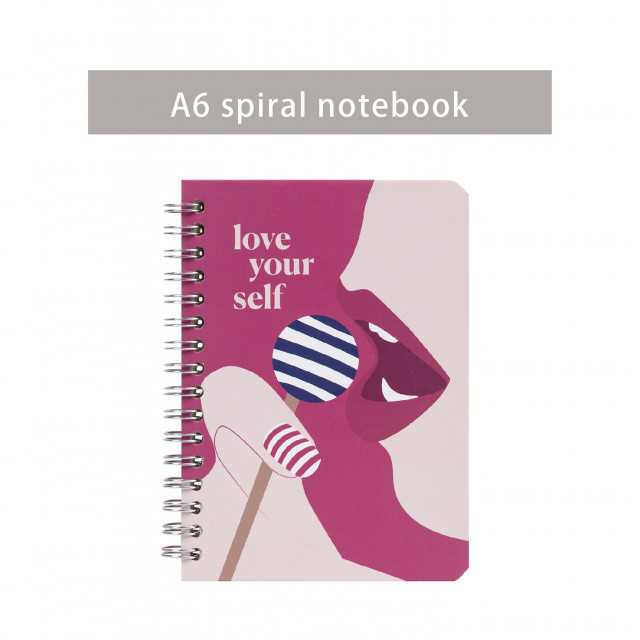 Recycled paper Postmodernism Spiral NoteBook with pen