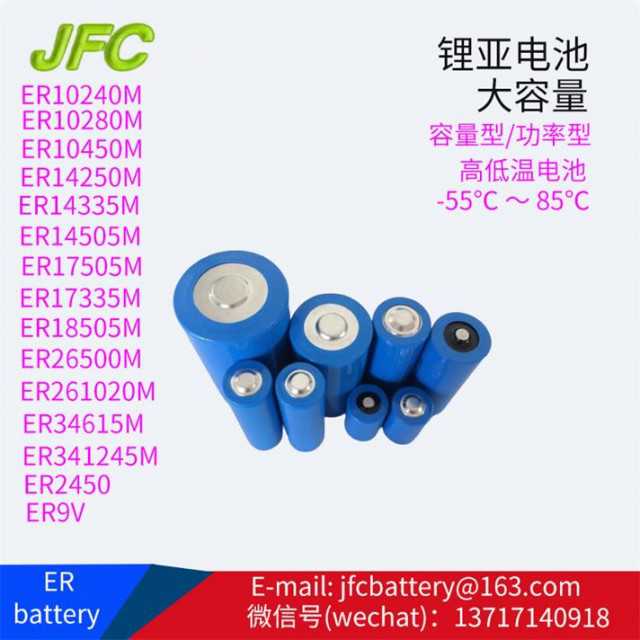 High-Energy Lithium Thionyl Chloride Battery - ER14505H 3.6V 2700mAh AA