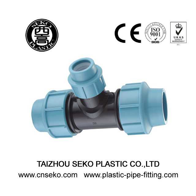 Hdpe reducing tee plastic pipe fittings for water irrigation