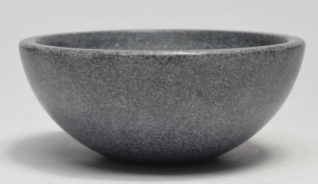 Grey Marble Dip Bowl - Handmade Serving Bowl for Kitchen