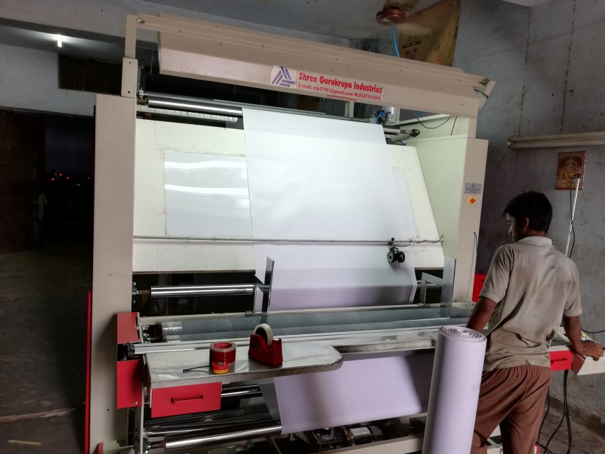 High-Efficiency Fabric Inspection Cum Rolling Machine