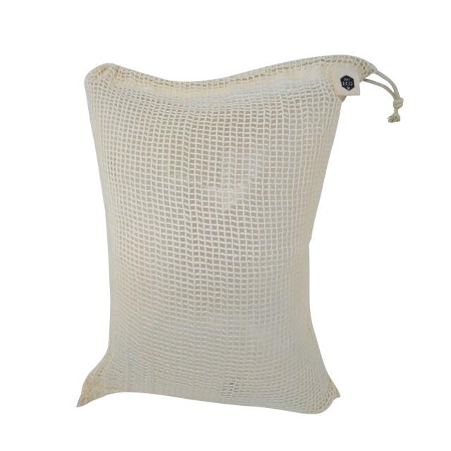 White Eco Friendly Cotton Gym Drawstring Bag for Jym