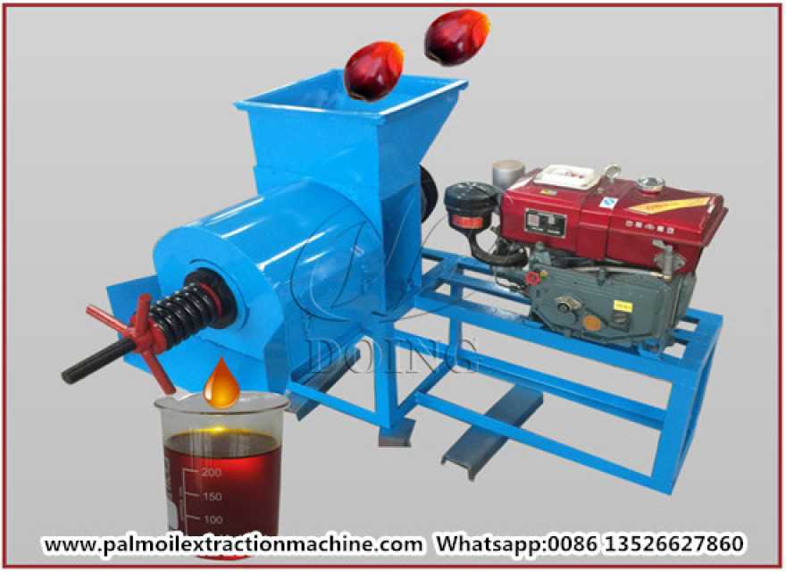 Home mini palm oil press red oil production line