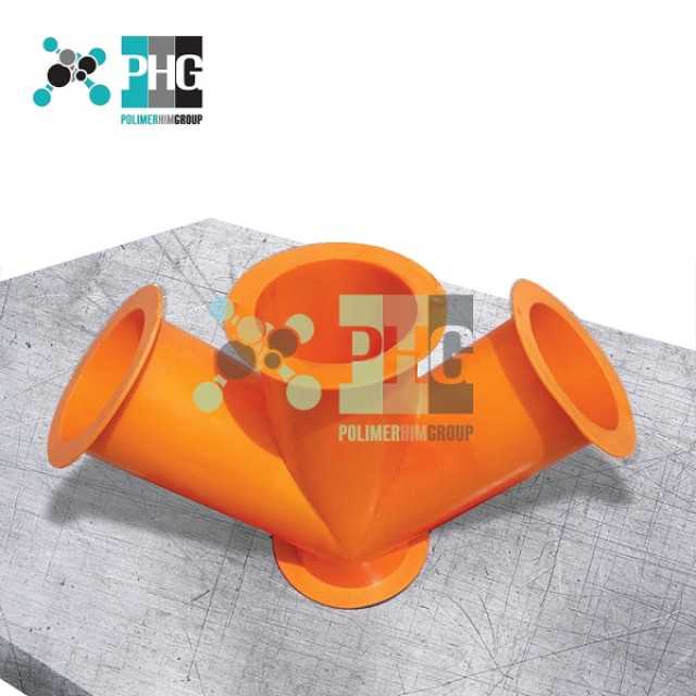 Polyurethane Insert for sectors of self-flowing pipes