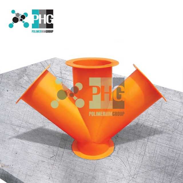Polyurethane Insert for Self-Flowing Pipes - Wear-Off Protection