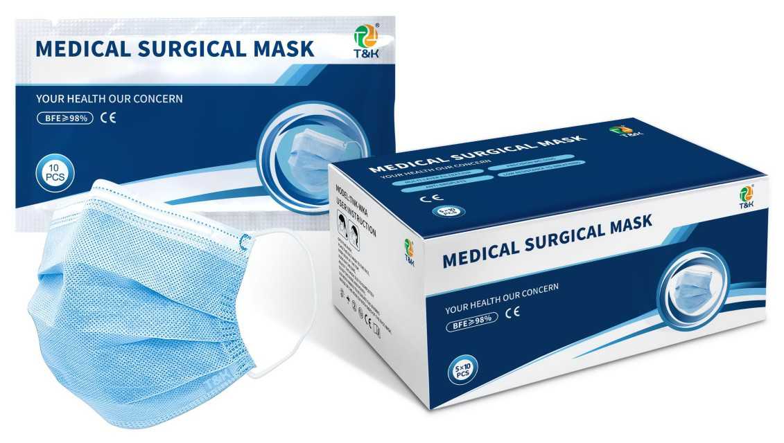 3 Ply Type IIR Medical Surgical Mask (Ear-Loop) - China Manufacturer