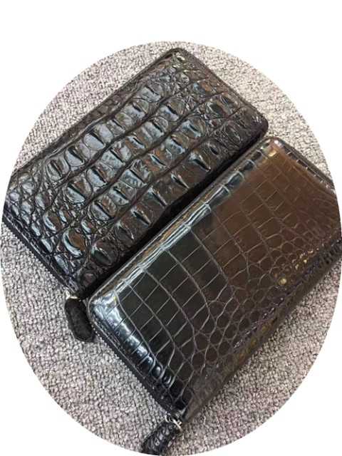 Crocodile Leather Wallet Men's Long Handbag Casual Business Clutch Bag