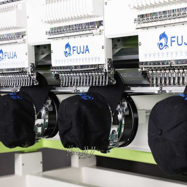 FUJA High Speed 6 Heads Flat Embroidery Machine Computerized, FJ-1206HQ