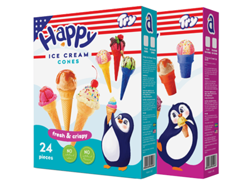 Happy Ice Cream Cones - Delicious Treats for All Ages