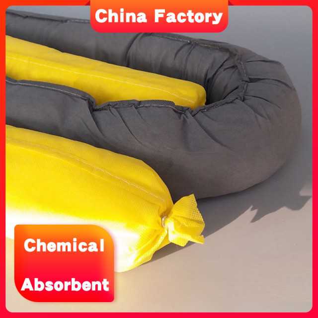 Hazmat chemic absorb sock spill industri chemical absorbent boom