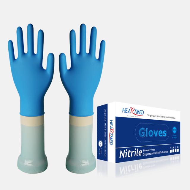 Pidegree Disposable Powder Free Nitrile Gloves