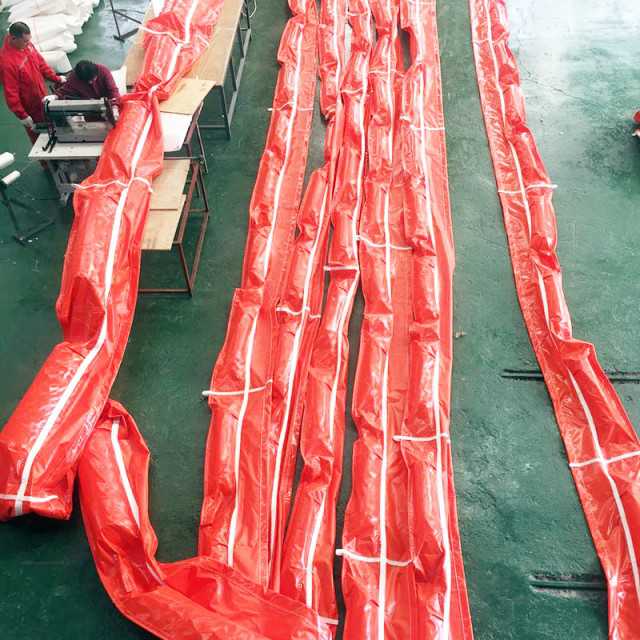 PVC lake river fenc floating oil containment boom