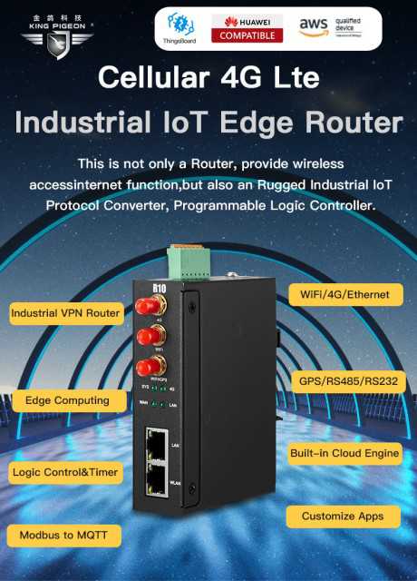 Industrial Edge Router with Wifi, GPS, and Ethernet - BLIIOT R10