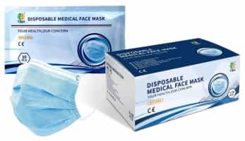 3 Ply Type I Medical Disposable Mask