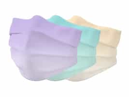 Type I Medical Disposable Mask (Purple+Green+Yellow Gradient)