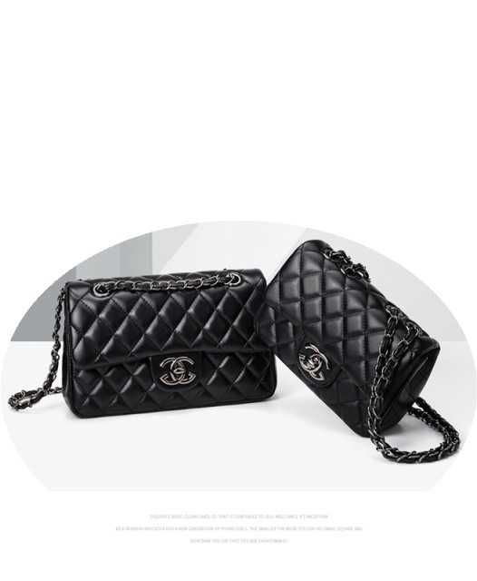 Chic Diamond Chain & Shoulder Messenger Bag - By Monisa Handbags
