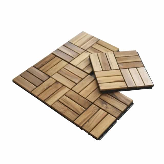 Acacia Wood Decking Tiles