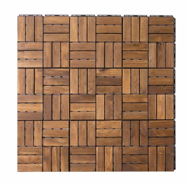 Acacia Wood Decking Tiles