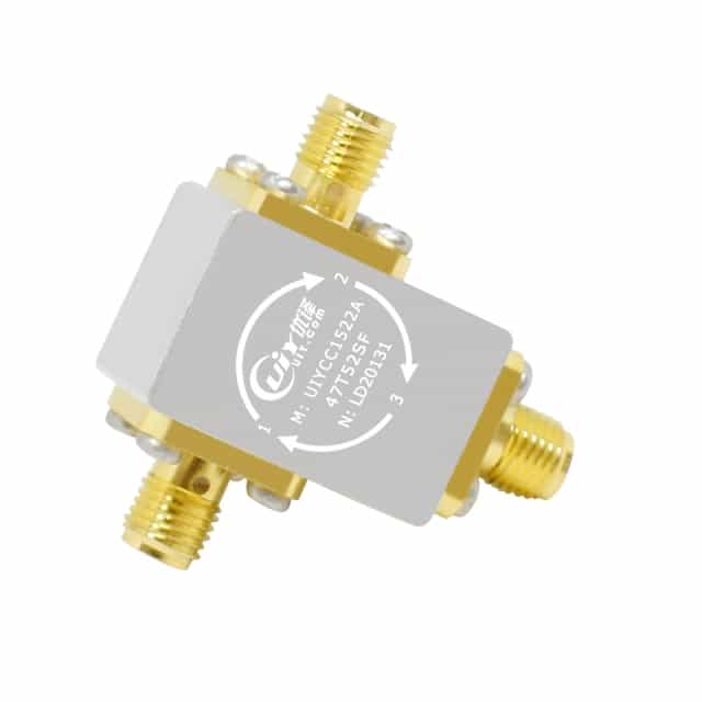 C Band 4.7 to 5.2GHz RF Coaxial Isolator Low Insertion Loss 0.35dB 60W
