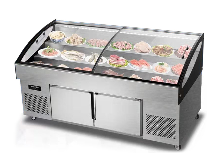 Counter Mega Top Salad Bar refrigerator, Refrigeration Equipment