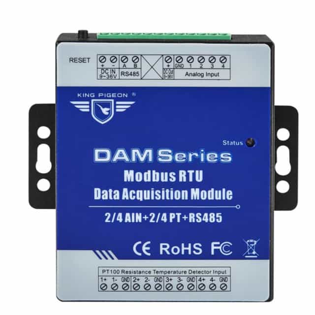 DAM112 4DI+4DO connect SCADA remote io module